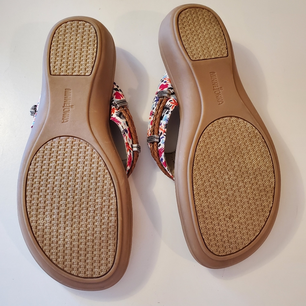 Minnetonka Flip Flop Sandals Size 9 - Picture 4 of 5